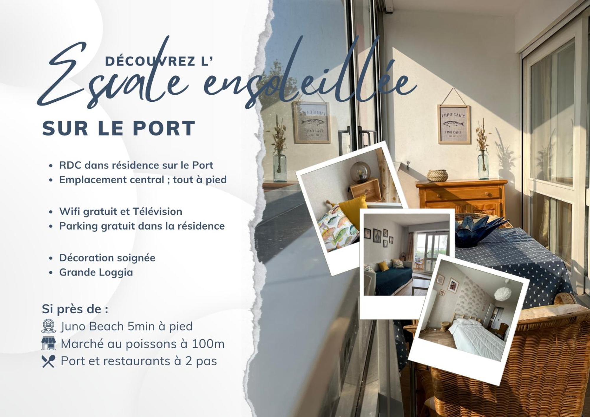 L'Escale Ensoleillee, 2 Pieces Sur Le Port Proche Juno Beach Courseulles-sur-Mer Luaran gambar